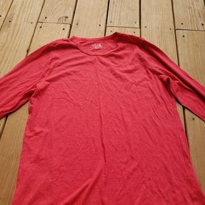 Xl Red long sleeve tee